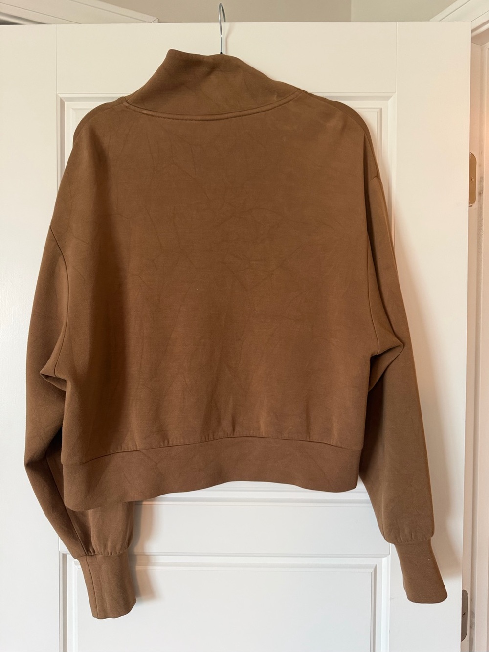 Varley Brown Davidson Sweat Doublesoft 1/4 zip - Picture 7 of 11